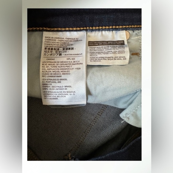 Levi’s 311 SHAPING SKINNY WOMEN'S JEANS Size 32x30 Color: Cobalt Haze DarkWash - Picture 11 of 12